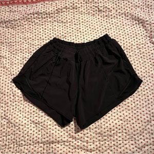 Lululemon Black Hotty Hot Shorts